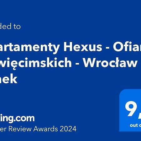 Apartamenty Hexus - Ofiar Oswiecimskich - Wroclaw Centrum Rynek المظهر الخارجي الصورة